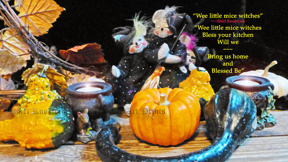 "Wee little mice Witches"