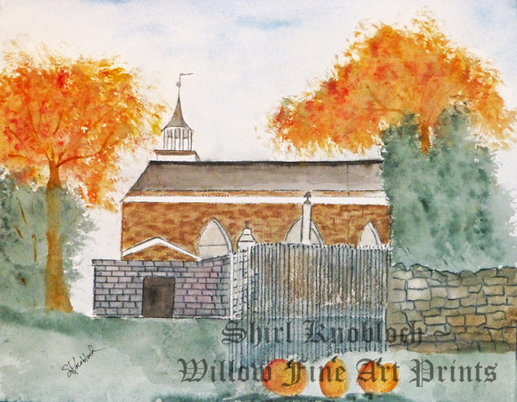 "Autumn, Old Dutch Reformed Church"  Sleepy Hollow NY